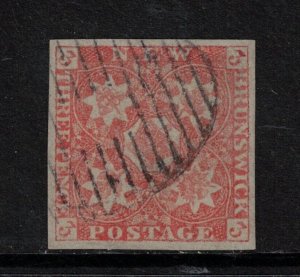 New Brunswick #1a Extra Fine Used With Four Large Margins