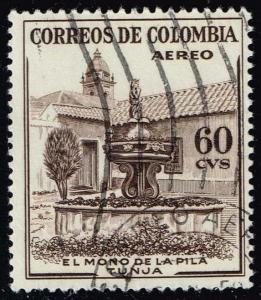 Colombia #C247 Mono Fountain - Tunja; Used
