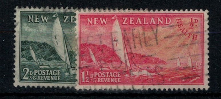 New Zealand 1951 SG708-709 Health Semi-Postals - Used