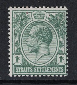 Straits Settlements SG# 193a Pale Green Mint Light Hinged - S20386