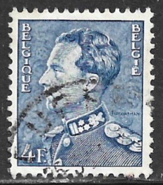 BELGIUM 1936-51 4fr King Leopold III Portrait Issue Sc 305a VFU