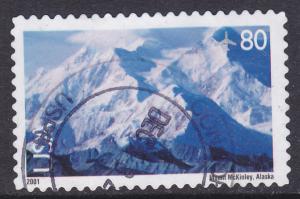 USA -2001 -Air - Mt McKinley -80c -Used Scott #C137