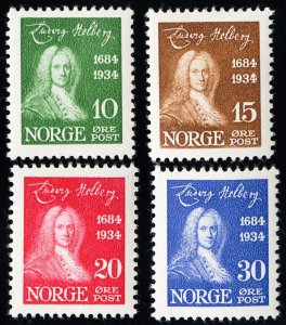 Norway Stamps # 158-61 MNH VF Scott Value $70.00