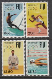 Fiji 665-668 Summer Olympics MNH VF