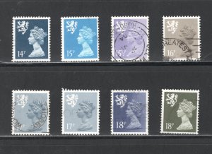 Scotland #SMH25, 27-30, 30a, 33-34    VF, Used, CV $8.55  .....  5580047