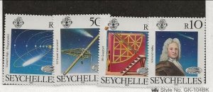SEYCHELLES Sc 585-88 NH issue of 1986 - SPACE 