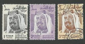 Bahrain Scott  238-240  Used  