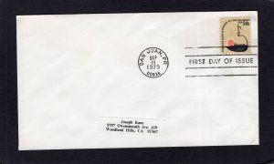 1608 Betty Lamp, FDC no cachet addressed