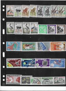 NIGER COLLECTION ON STOCK SHEET ALL MINT