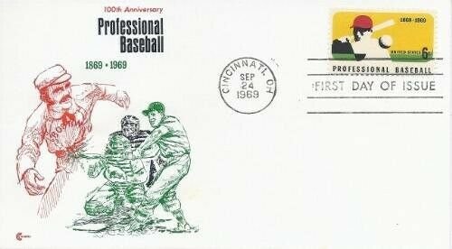 1381 6c PROFESSIONAL BASEBALL - Cover Craft