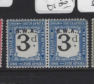 South West Africa Postage Due SG D40 MOG (7gpm)