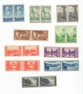 #756-765 Line Pairs XF NH  (JH 12/22) GP