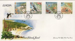 Guernsey 1999 FDC Sc 680-683 Herm Island local stamps, scenes EUROPA