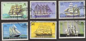 Bermuda #337-42 used cpl - ships