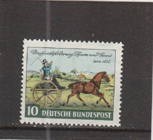 Germany  Scott#  692  MNH  (1952 Thurn X Taxis Postilion)