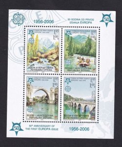 Bosnia and Herzegovina ( Serb admin)  #260e   MNH  2005  sheet Europa