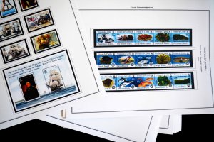 COLOR PRINTED TRISTAN DA CUNHA 1952-2010 STAMP ALBUM PAGES (139 illustr. pages)