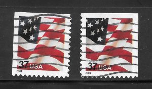 #3636D Used Stamps 10 Cent Lot (my2) Collection / Lot