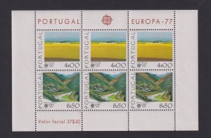 Portugal    #1332-1333a  MNH    1977  sheet  Europa