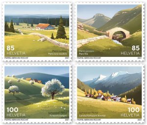 Scott #1820-3a Swiss Parks MNH