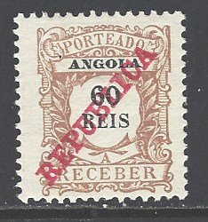 Angola Sc # J16 mint hinged (RS)