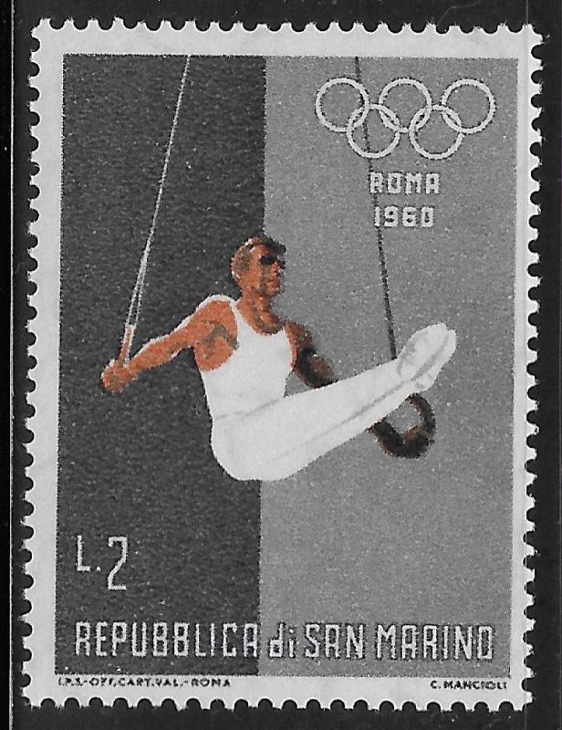 San Marino #457 2L Sports - Gymnastics ~ MNH