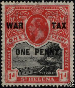 St Helena SG87 (Sc MR1) Mint