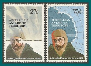 AAT 1982 Sir Douglas Mawson, MNH L53-L54,SG53-SG54