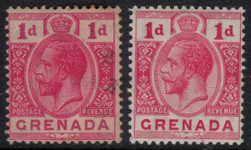 Grenada #80 used, #80a*  CV $12.35