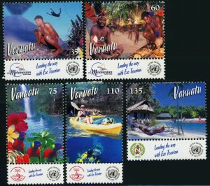 Vanuatu 793-797 International Year of Ecotourism Postage Stamps Topical 2002 MLH