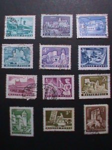 ​HUNGARY- FAMOUS BUILDING OF HUNGARY USED STAMPS VF WE SHIP TO WORLD WIDE