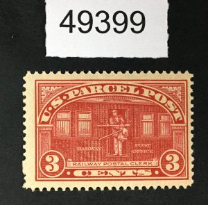 US STAMPS # Q3 MINT OG NH LOT #49399