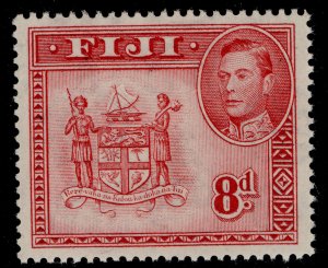 FIJI GVI SG261d, 8d carmine, NH MINT.