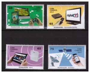 2017 Technologies 4 values set MNH