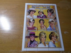 Senegal  #  1303-04  MNH  Princess Diana   complete sheet