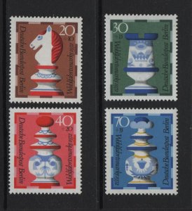 Germany  Berlin   #9NB92-9NB95  MNH  1972  welfare  chess