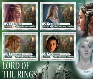 Stamps. Cinema. The Lord of the Rings 2022 year 1+1 sheets perforated MNH**