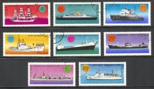 Poland Scott 1780-87 Used NHOG(CTO) - 1971 Polish Ships Issue - SCV $2.55