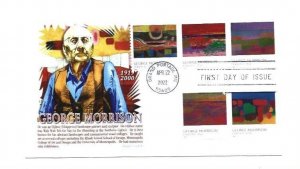 5688-92 George Morrison, on one Panda Cachets FDC