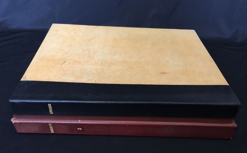 Europe Africa Asia America Old Box Files x9 + Gold Titles for Pages(11.2kg)K31