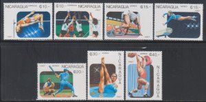 Nicaragua,  Pan American Games (SC# 1646-1652) MNH SET