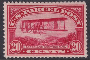 U.S. Sc# Q8 Airplane Carrying Mail 20¢ Parcel Post MNH CV $260.00 Stk #1