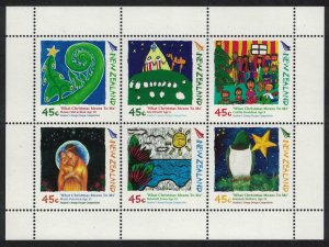 New Zealand Christmas 'What Christmas Means to Me' Sheetlet 2006 MNH