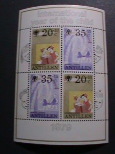 NETHERLAND ANTILLES-1979-SC#B170a INTERNATIONAL YEAR OF THE CHILD-MNH-S/S-VF