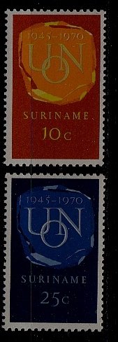 Suriname 373-74 MNH United Nations SCV0.70