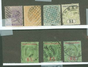 Straits Settlements #12/201 Used Multiple