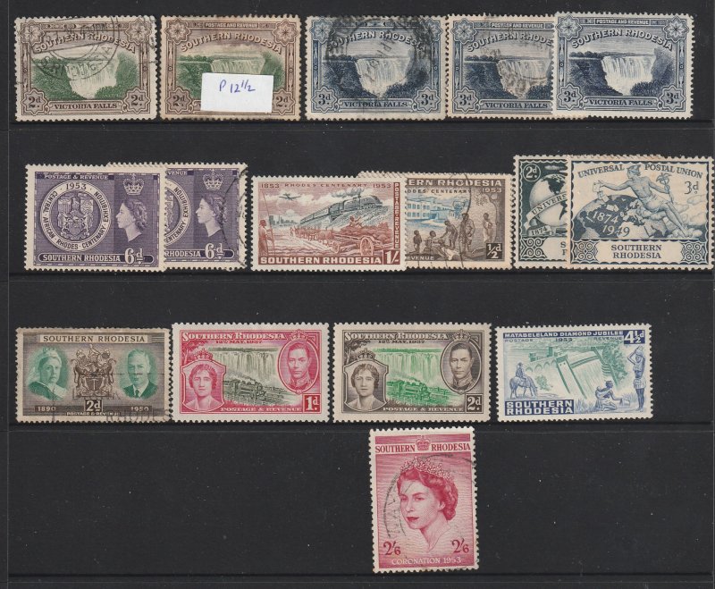 Southern Rhodesia a small lot KGVi & QE2 era