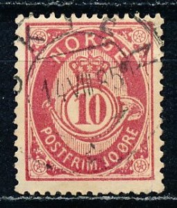 Norway #40 Single Used