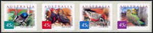 Australia SG2130/3 2001 Fauna and Flora Desert Birds Strip of 4