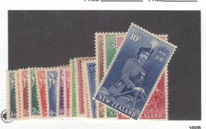 NEW ZEALAND # 288-301 VF-MH SET TO 10sh CAT VALUE $116.25